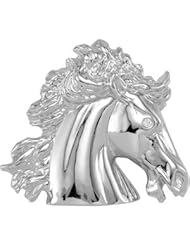 14K White Gold Magnifi Lipizzaner Pendant W\Diam