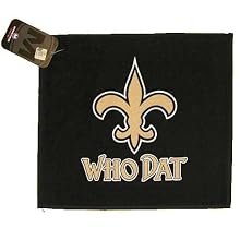 New Orleans Saints "Who Dat?" Towel (18"w X 16"h)