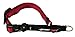 EzyDog Checkmate Martingale-Style Premium Nylon Safety Training and Correction Dog Collar - Quick-Clip Buckle and Reflective Stitching - Easy Control with no Choking Effect (Large, Red)