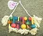 Pink Parrot� Birdy Squiggles� 10" Ball Perch for Sm/Med Birds