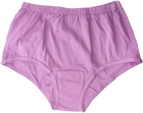 Heiress Women's 2 Pack Cotton Briefs Cuff Leg Panties - Lavender (Size 6)