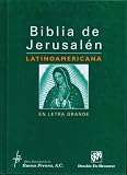 Biblia de Jerusalen Latinoamericana en Letra Grande (Spanish Edition)