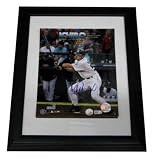 Autographed 8 x 10 Inch Ichiro Photo, Framed 262 Hits, MLB Authenticated