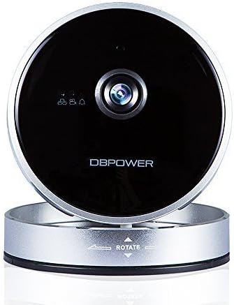 DBPOWER 720p Wireless Network IP Camera Smart Cam, IR Cut, Night Vision, with 110°Wide Viewing Angle, Two Way Audio, Support up to 128G TF Card, ONVIF, Motion Detection, Mobile Remote Viewing Function