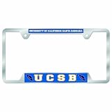 NCAA Ucsb Athletic Logo Metal License Plate Frame