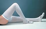 T.E.D. Anti-Embolism Stockings -- Thigh Length, Open Toe, White Case of 6