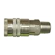 Interstate Pneumatics CH881 1/2 x 1/2 Inch MPT Industrial Steel Coupler