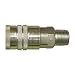 Interstate Pneumatics CH881 1/2 x 1/2 Inch MPT Industrial Steel Coupler