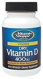Vitamin Shoppe - Vitamin D, 400 IU, 100 capsules Capsules capsules