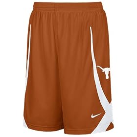 Texas Longhorns New Burnt Orange NCAA Screen Printed Replica Basketball Shorts By Nike Team Sports
