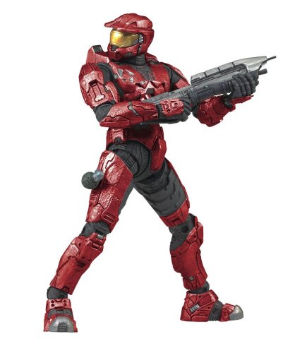 Halo 3 Series 1 - Spartan Soldier Mark VI Armor (Red)-image
