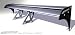 Subaru WRX Impreza Aluminum Wing Type 3 Double Deck - Silver Image