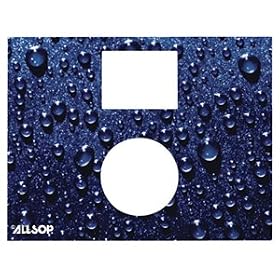 Allsop 29237 Raindrop Blue Slick Skin for iPod mini by 