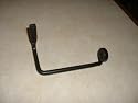 Wrought Iron Toilet Tissue Bar Rack Holder Scroll