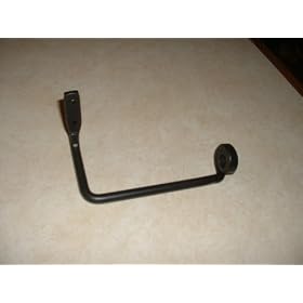 Wrought Iron Toilet Tissue Bar Rack Holder Scroll