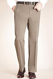 Collezione Luxury Pure Cotton Flat Front Trousers