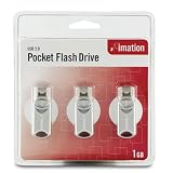 1GB Pocket Flash Drive-3 pack, USB Flash Drives, Drives & Storage, Computers & PC hardwares