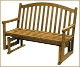 Arboria 88031861 Idlewild Outdoor Wood 4 Foot Daydream Glider Bench