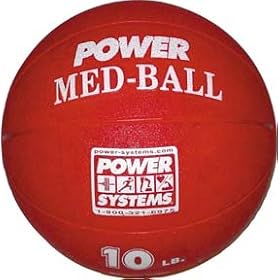 Rubber Power Medicine Ball 10 lb. / 10"" dia.