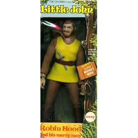 Official Super Merry Men Little John From Robin Hood Mego Style Re-Issue Acti...
