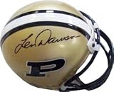 Len Dawson Autographed/Hand Signed Purdue Boilermakers Replica Mini Helmet