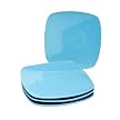 sengWare Set of 4 Square Salad Plates- Heaven