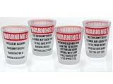 Warning Shot Glasses
