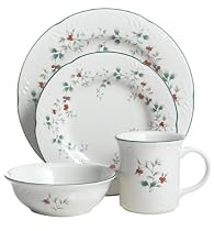 Pfaltzgraff Winterberry 16-Piece Dinnerware Set, Service for 4