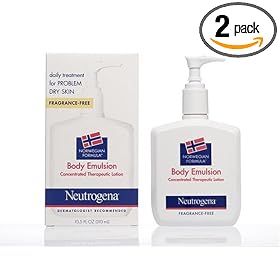 Neutrogena Fragrance-Free Norwegian Formula Body Emulsion Intensive Therapeutic Lotion, 10.5-Ounce Pumps (Pack of 2)