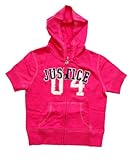 Justice Girls Short Sleeve 04 Zip Hoodie Jacket