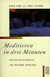Meditieren in drei Minuten - Meditationstechniken f&uuml;r moderne Menschen - David Harp, Nina Feldman