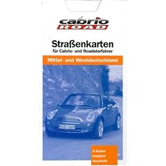 Cabrio Reisekarten Mittel- und Westdeutschland 1 : 250 000