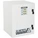 Justrite 24004 Safety Cabinet for Corrosive Liquids, 1 Door, Six 2-1/2 Liter bottles, 22"Height, 17"Width, 17"Depth, Polyethylene, White