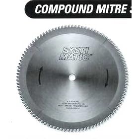 Compound Mitre Saw Blade, 37336, 8.5 Diameter, ATB Grind, 40 Teeth, .065 Plate, .105 Kerf,... by Systimatic