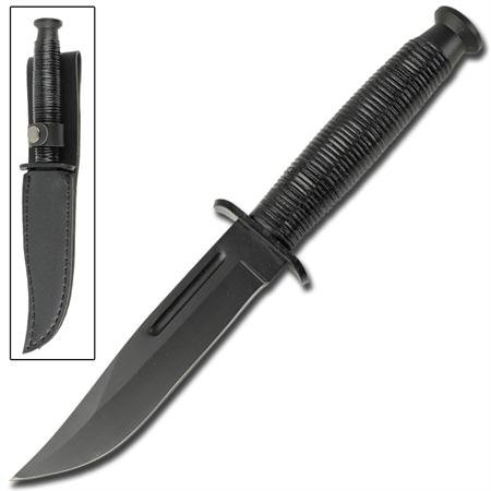 Vindicator Combat Mini Bowie Knife - Black Vindicator Combat Mini Bowie Knife - Black