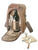Outdoor Living : Picnic Gift 2306 Del Mar Chocolate Chocolate Collection-Two Person Wine & Cheese Tote