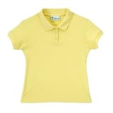 Girls' Uniform Cap Sleeve Polo - Yellow