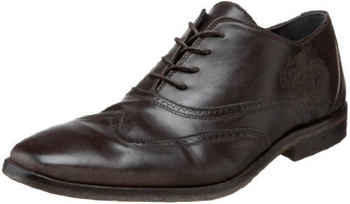 Mark Nason Men's Walks Wingtip Washed Oxford,Dark Brown,9 M US