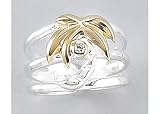 Search : Signature Two Tone Palm Tree Toe Ring SILVER