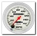 Equus 3-3/8 Speedometer White Face Dial