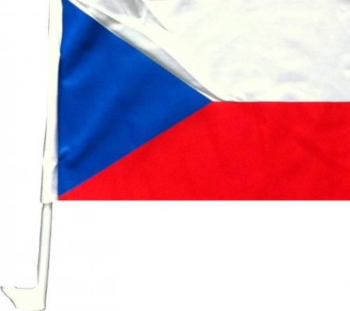 1 x Autofahne Autoflagge 45 x 30 Tschechien Auto Fahne Fahnen Flagge Flaggen EM 2012 mit Halterung