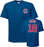 Geovany Soto Majestic Name and Number Blue Chicago Cubs T-Shirt - X-Large