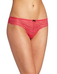 Betsey Johnson Women's Eyelet Lace Lo-Rise Wide Side Thong