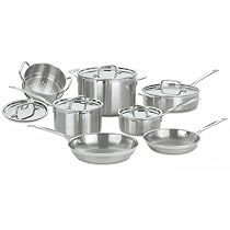 Cuisinart MultiClad Pro Stainless Steel 12-Piece Cookware Set