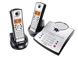 Uniden TRU5865-2 5.8 GHz Cordless Phone with Caller ID, Dual Handsets & Extra Charging Cradle