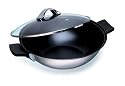 Ken Hom Tao Non Stick Stainless Steel Cantonese Wok - 32cm