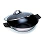 Ken Hom Tao Non Stick Stainless Steel Cantonese Wok - 32cm