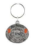 Pewter MLB Team Design Key Ring - San Francisco Giants