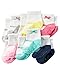 Carter's Baby-Girls Socks, Mary Jane Heather, 12-24 Months (Pack of 6)