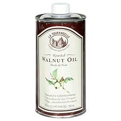 La Tourangelle Roasted Walnut Oil, 16.9-Ounce Cans (Pack of 3)